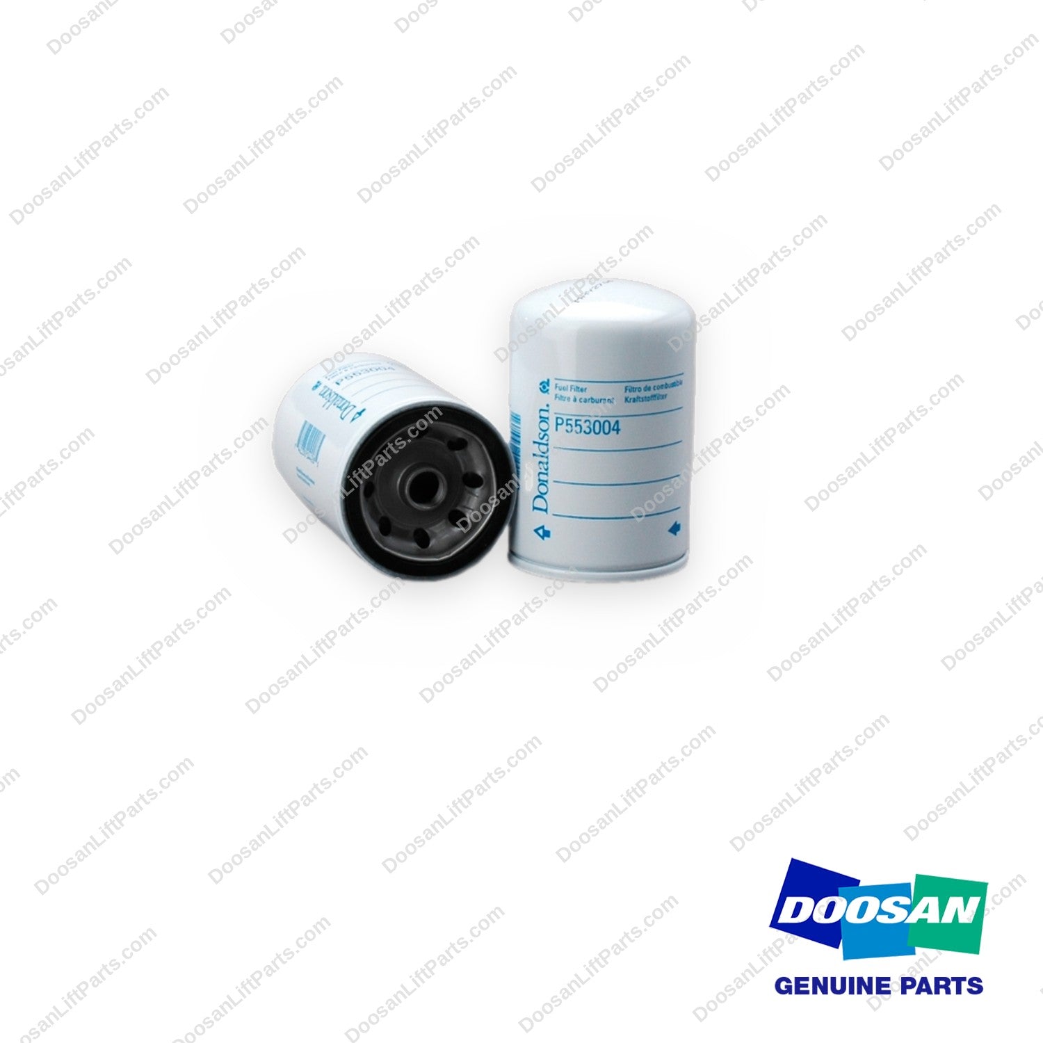 P553004 - Fuel Filter (Pack of 12) - OEM Doosan Daewoo Bobcat