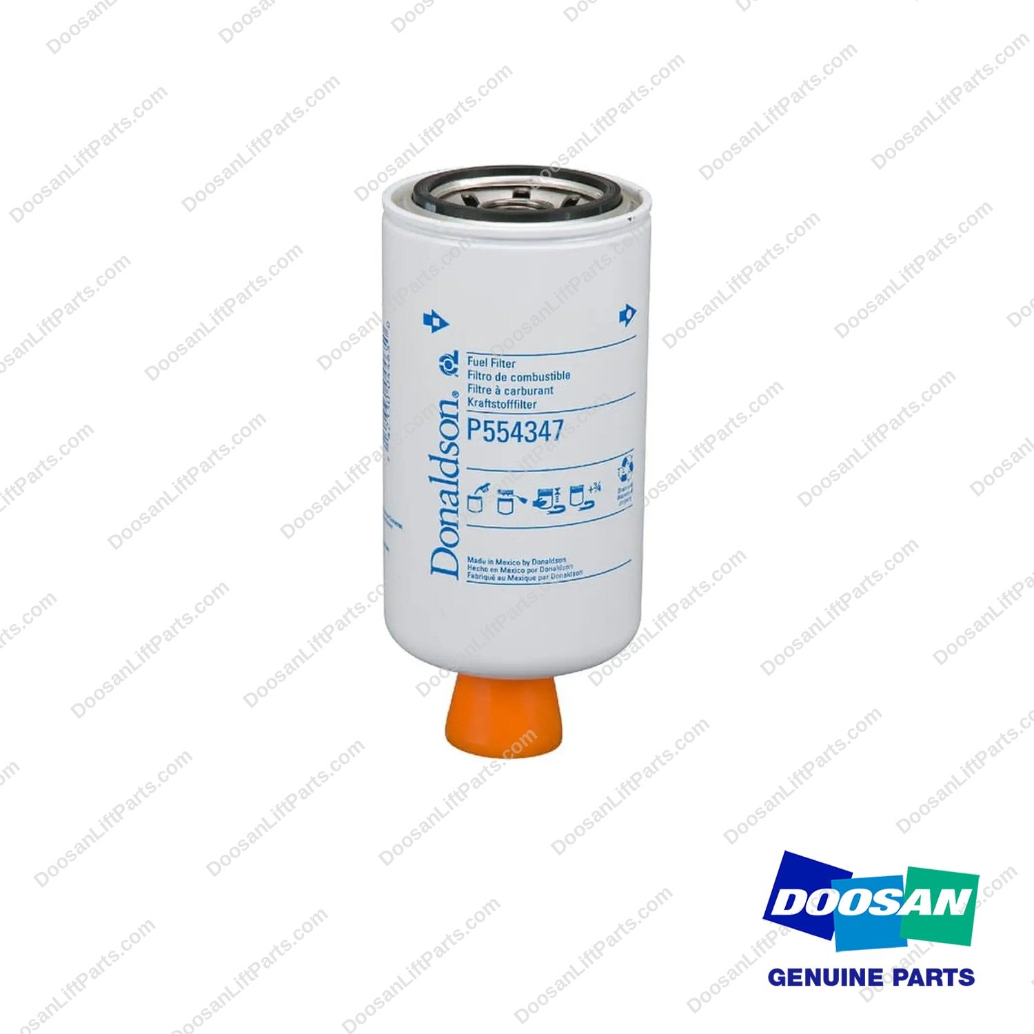 P554347 - Fuel Filter 12 (Pack of 12) - photo 2 - genuine Doosan / Bobcat forklift part