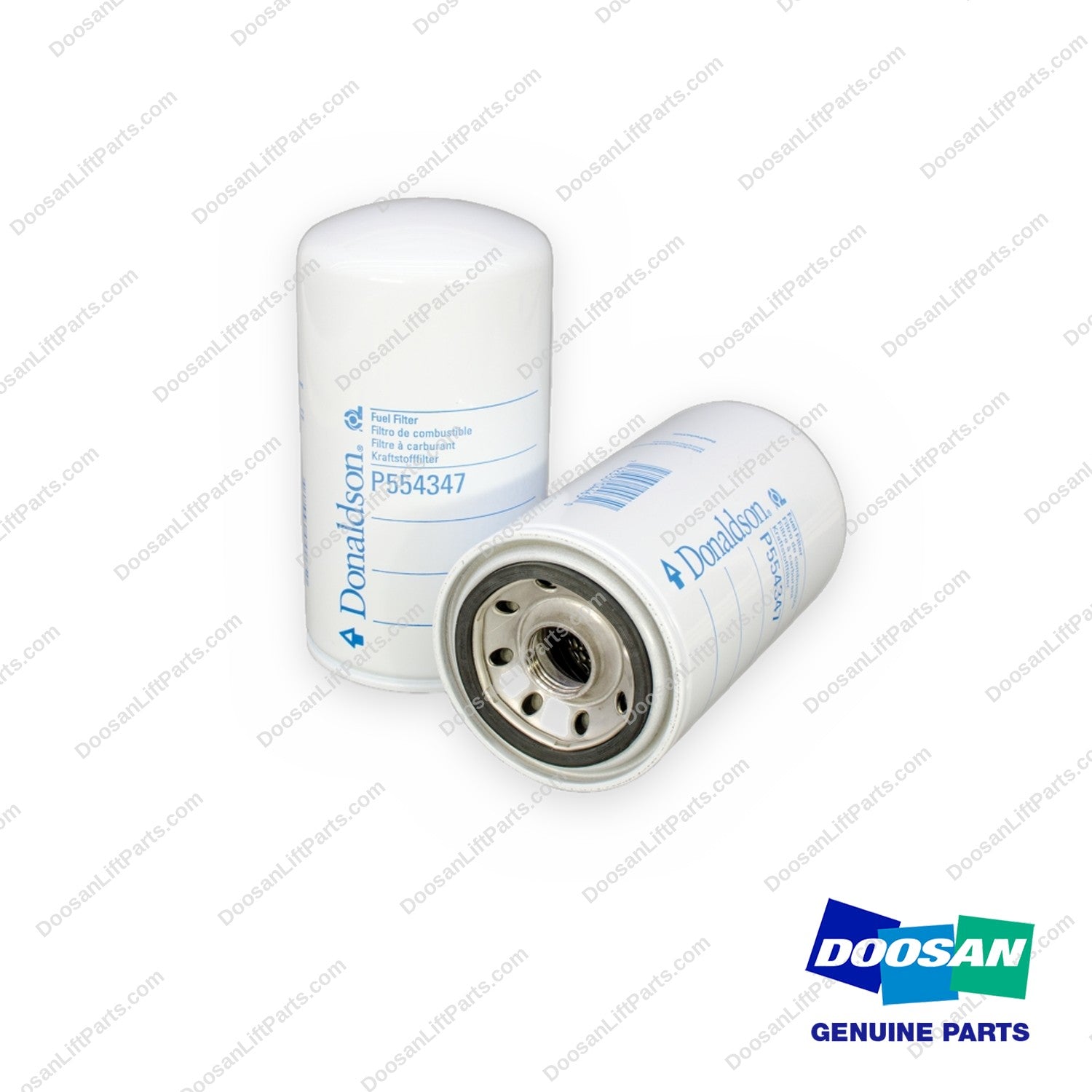 P554347 - Fuel Filter 12 (Pack of 12) - OEM Doosan Daewoo Bobcat