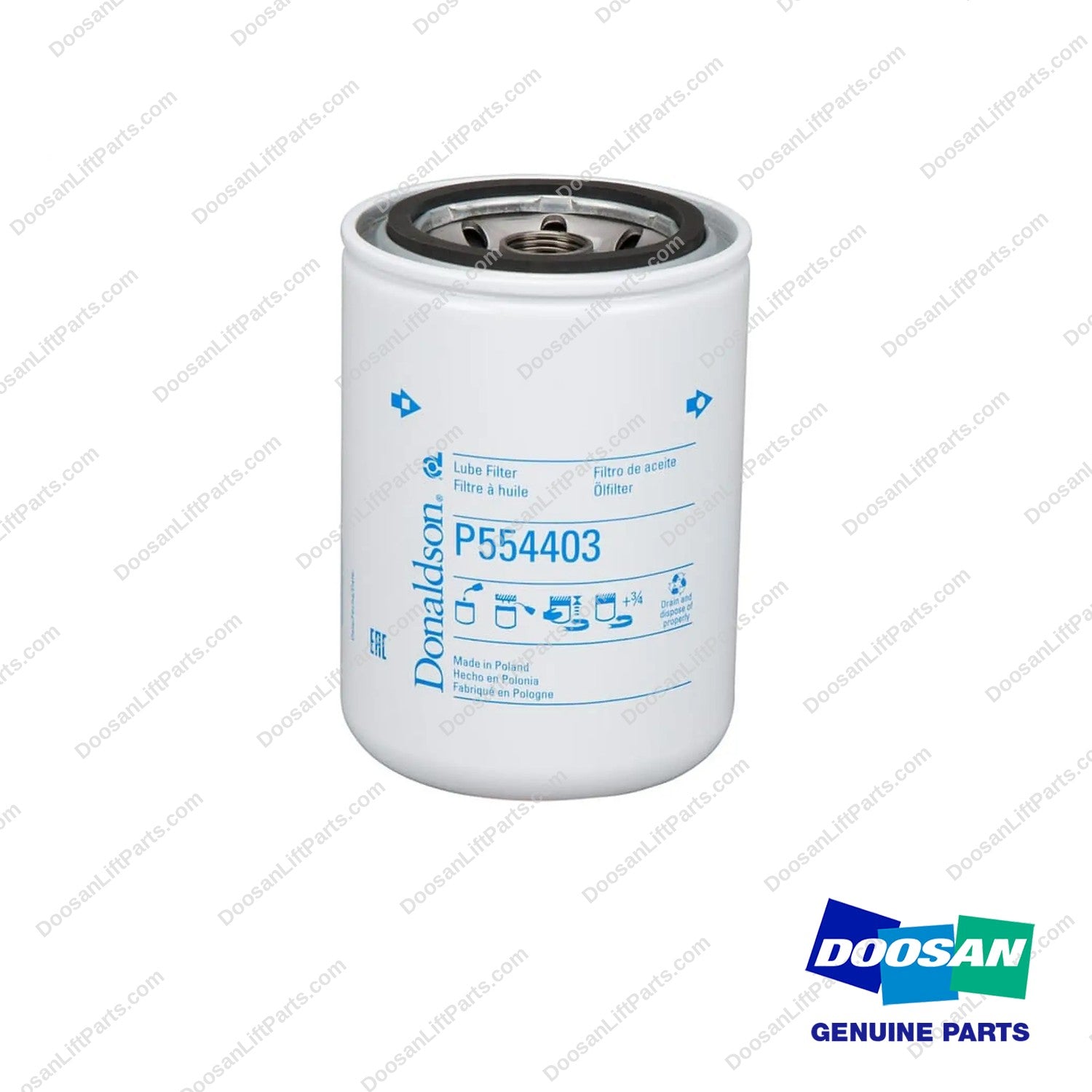 P554403 - Lube Filter 12 (Pack of 12) - photo 2 - genuine Doosan / Bobcat forklift part