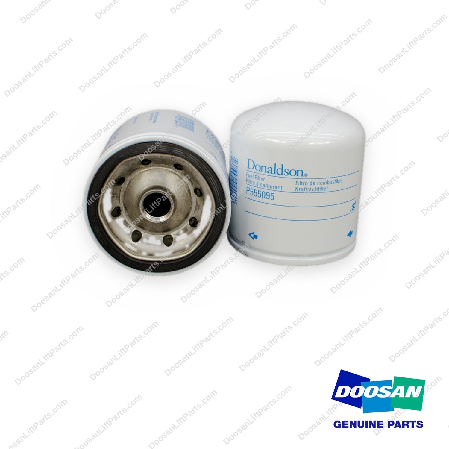 P555095 - Fuel Filter 12 (Pack of 12) - OEM Doosan Daewoo Bobcat
