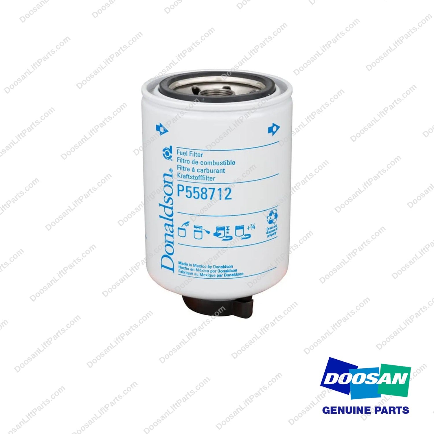 P558712 - Fuel Filter 12 (Pack of 12) - photo 2 - genuine Doosan / Bobcat forklift part