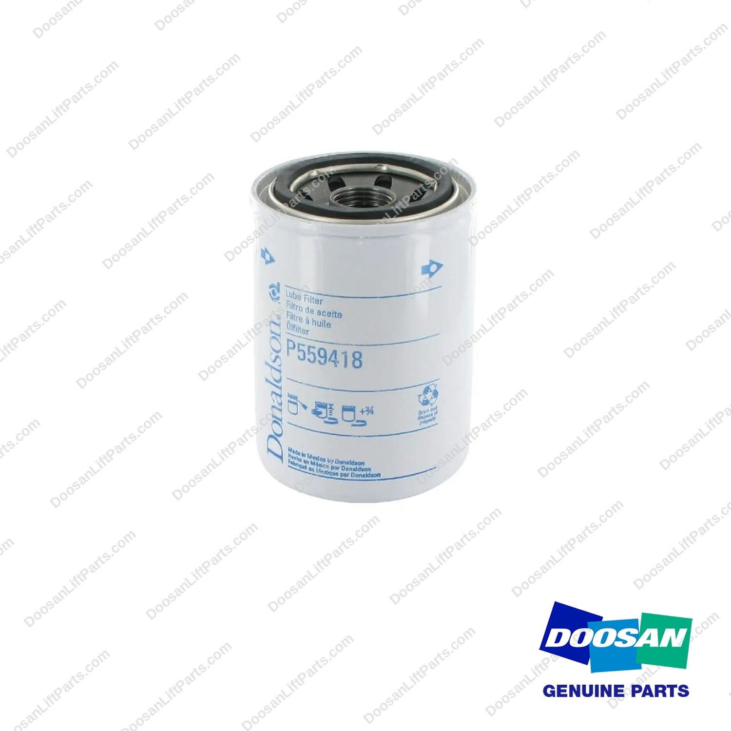 P559418 - Lube Filter (Pack of 12) - photo 2 - genuine Doosan / Bobcat forklift part