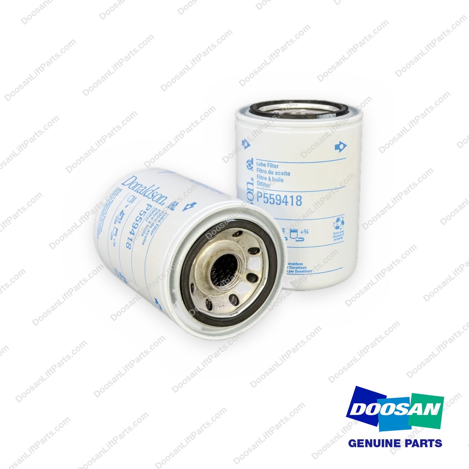 P559418 - Lube Filter (Pack of 12) - OEM Doosan Daewoo Bobcat