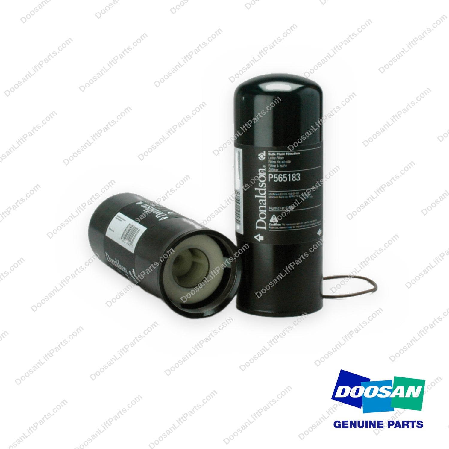 P565183 - Spin ON Bulk Lube Filter - OEM Doosan Daewoo Bobcat