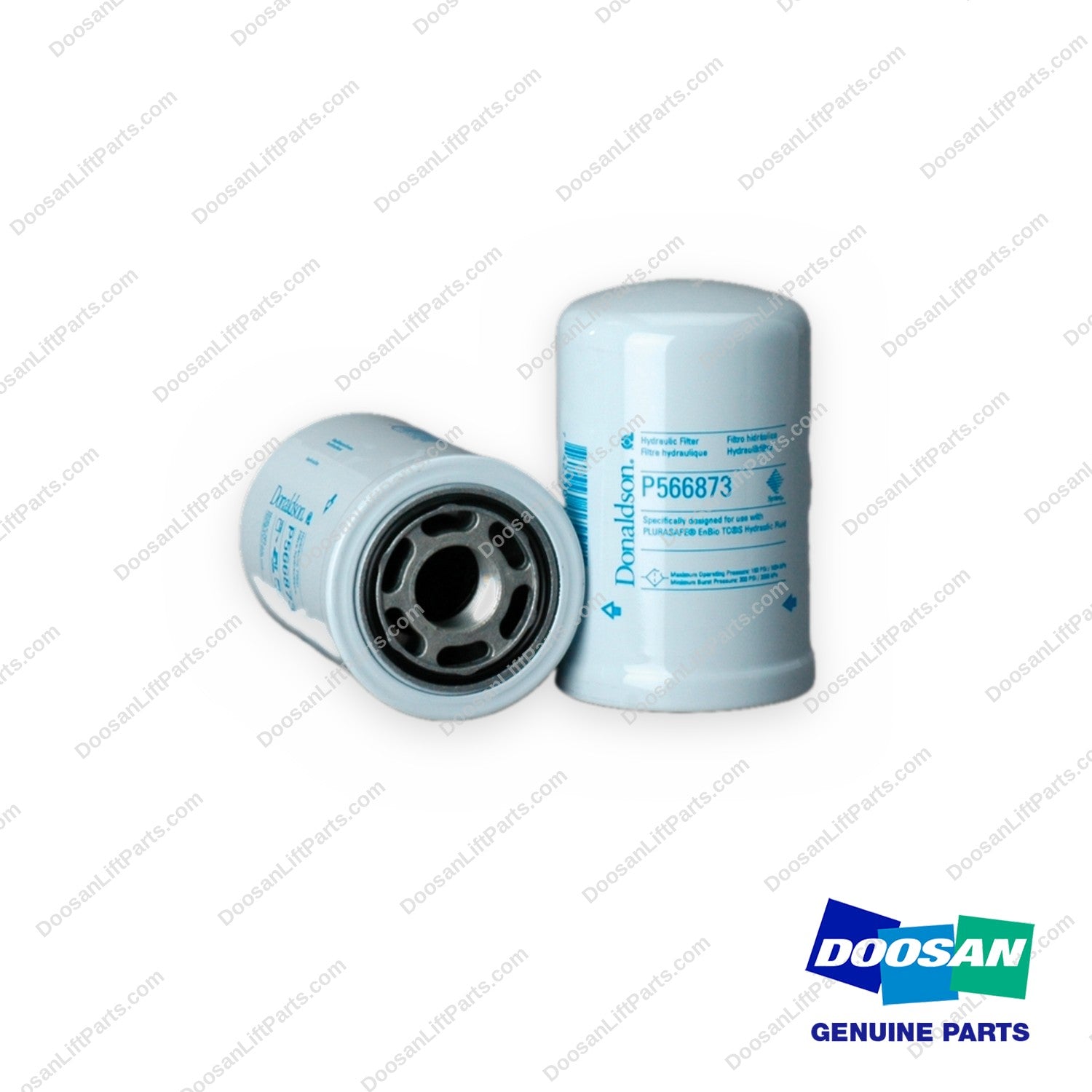 P566873 - Hydraulic Filters Filter Element AS (Pack of 2) - OEM Doosan Daewoo Bobcat