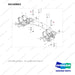S0140863 LP Cradle Sub Ass'y - full parts diagram, item 6 marked - genuine Doosan / Bobcat forklift part