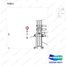 S0509753 CONTROL GP-PARKING-SHOE BRAKE TYPE(G643) - parts diagram, item 5 shown - genuine Doosan / Bobcat forklift part