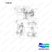 S0514351 CHANGEOVER ARR.-AIRCON - full parts diagram, item 29 marked - genuine Doosan / Bobcat forklift part