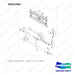 S0521963 MOUNT GROUP;FORK - full parts diagram, item 12 marked - genuine Doosan / Bobcat forklift part