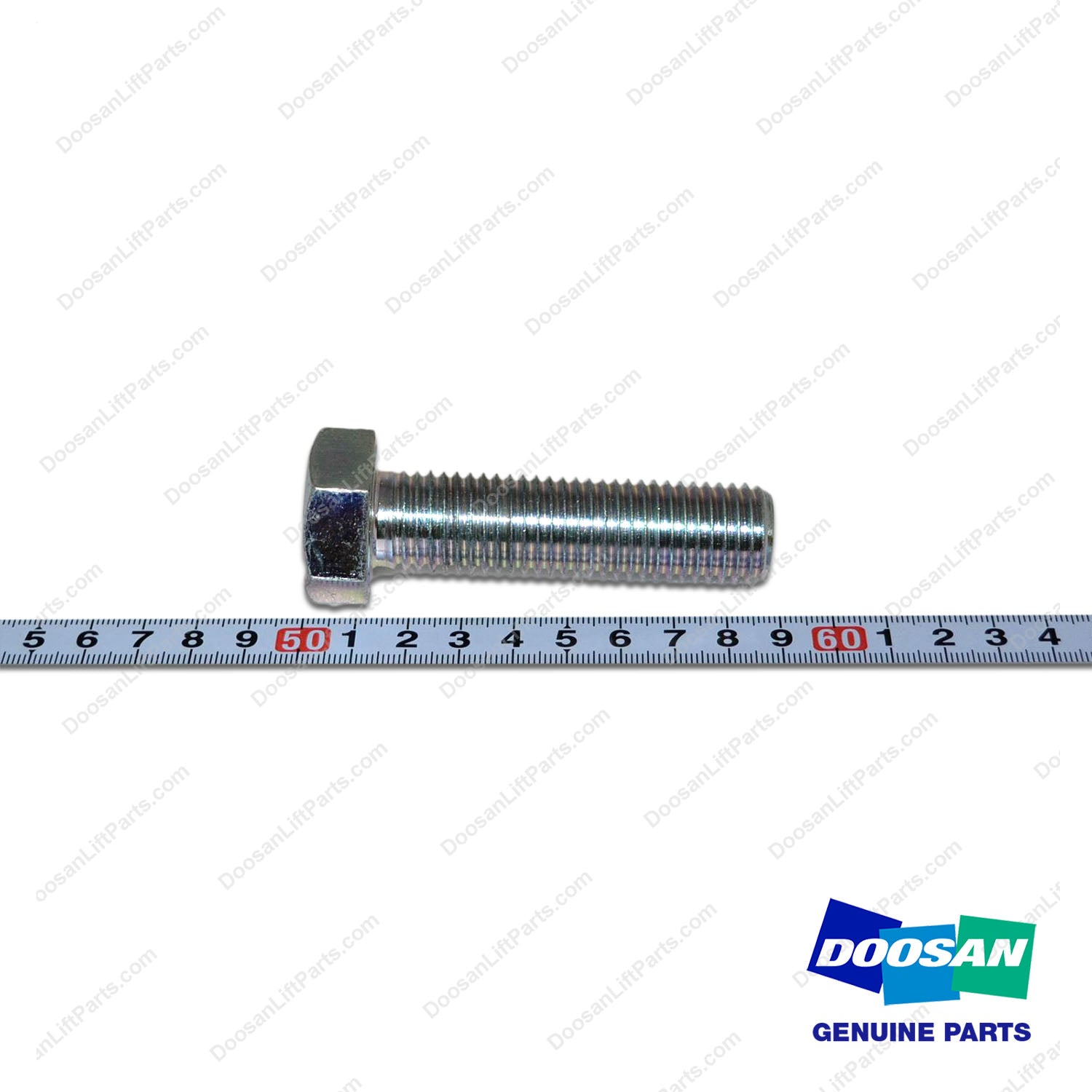 Bolt,HEX;M20X2.5-75L - Doosan Forklift Part S0528163