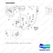 S0534663 MOUNT GROUP,LIFT;BSC - parts diagram, item 16 shown - genuine Doosan / Bobcat forklift part