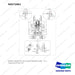 S0571061 MOUNT GROUP;P/T,D110/130,ODB,NON-CERT - full parts diagram, item 16 marked - genuine Doosan / Bobcat forklift part