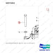 S0571661 AXLE GROUP,STEER;BT, 36V, AC - parts diagram, item 3 shown - genuine Doosan / Bobcat forklift part