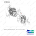 S0786163 ENGINE & TRANSMISSION ASSY - full parts diagram, item 17 marked - genuine Doosan / Bobcat forklift part