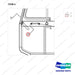 S2202961 DOOR ASSY;RH - parts diagram, item 4 shown - genuine Doosan / Bobcat forklift part
