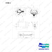 S2205471 CONNECTER GROUP,BATTERY - full parts diagram, item 2 marked - genuine Doosan / Bobcat forklift part