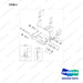 S2221566 BED ASSY;MAST - full parts diagram, item 4 marked - genuine Doosan / Bobcat forklift part