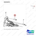 S2221671 AXLE GROUP,DRIVE - parts diagram, item 6 shown - genuine Doosan / Bobcat forklift part