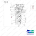 S3450838 PANEL GP-POWER - parts diagram, item 35 shown - genuine Doosan / Bobcat forklift part
