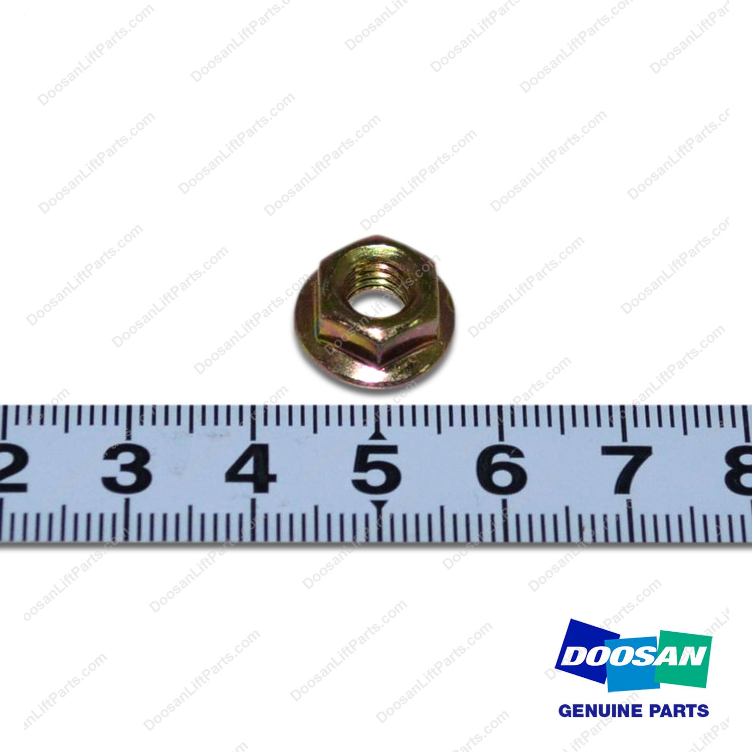 Nut,Hex Flange - Doosan Forklift Part S4500303