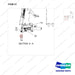 S5020803 CONTROL GP-CREEPER & BRAKE - parts diagram, item 31 shown - genuine Doosan / Bobcat forklift part