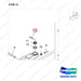 S5735521 AXLE GP-STEER - parts diagram, item 13 shown - genuine Doosan / Bobcat forklift part